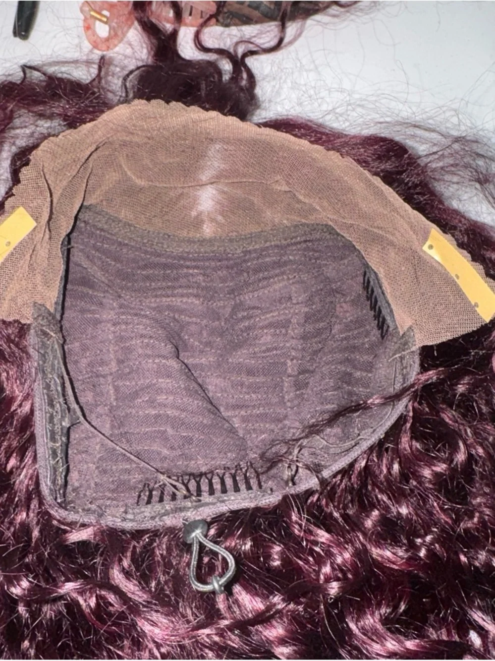Unice deep burgundy